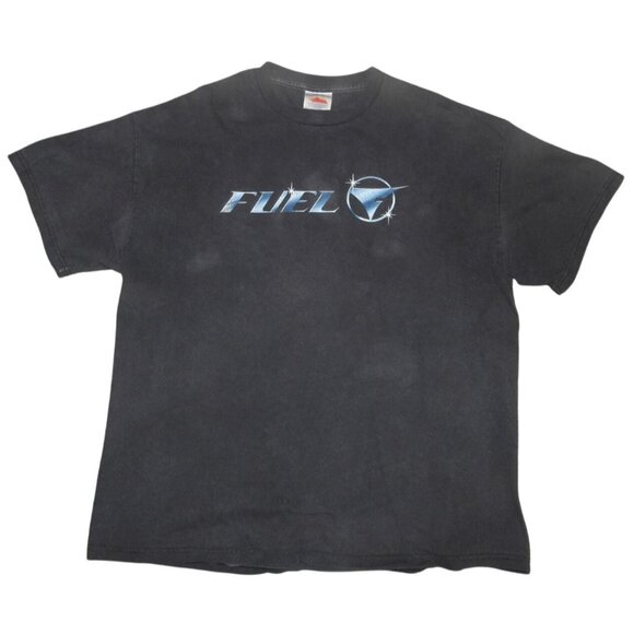 Vintage Y2K Fuel Band Double Sided Short Sleeve Band Tee T-Shirt Men's Size XL - Picture 2 of 7